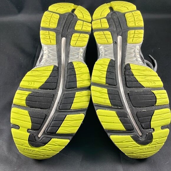 Xlnt ASICS GEL nimbus 18 Womens 9 US 40.5 Eur black grey lime - Picture 6 of 11